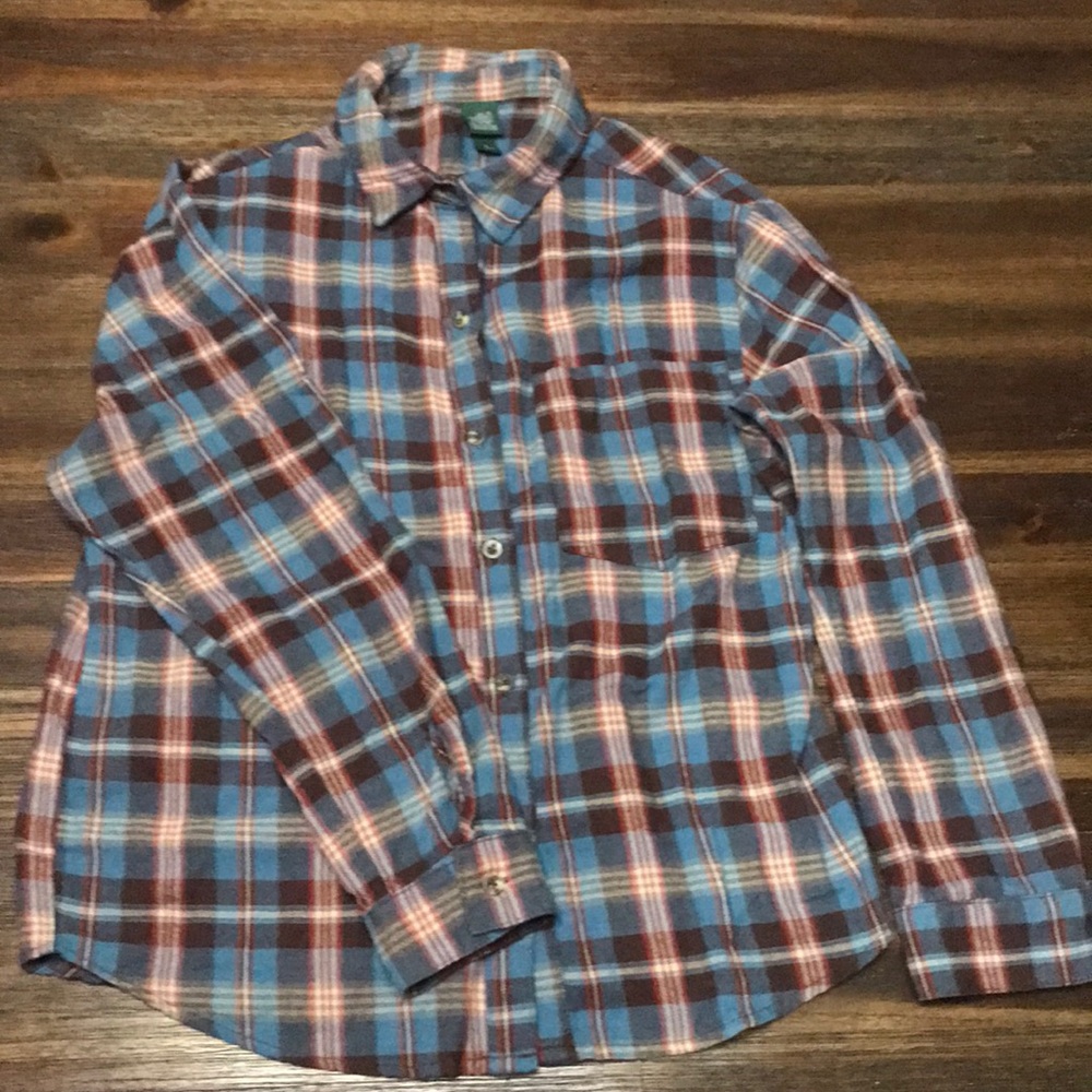 Target Brand Wild Fable Plaid Button Shirt Size S